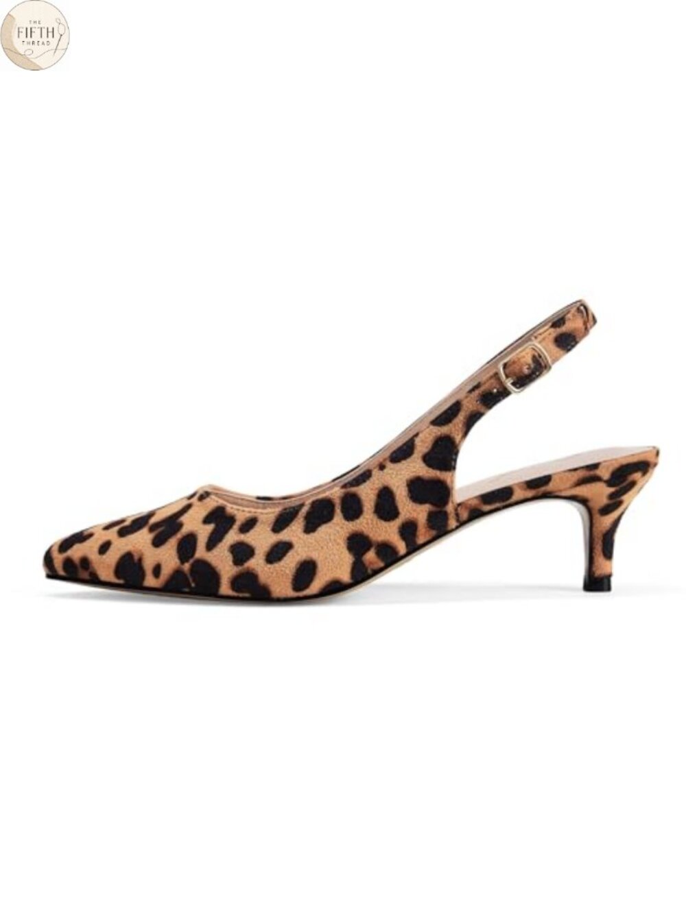 Kitten Heels Closed Toe Slingback Pumps Pointed Toe 2in Low Heel Vegan